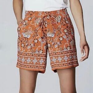 JJill Floral Print Shorts